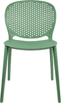2xhome Patio Dining Chair | Modern Stackable Outdoor Pool Side Chair | Weather by 2xhome