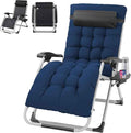 VINGLI 29" Padded Zero Gravity Chair, Lounge Chair