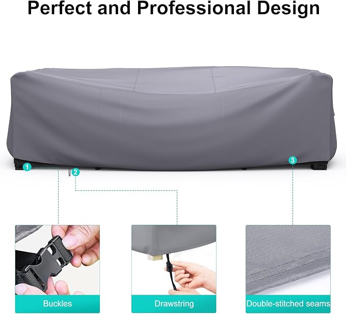 Patio Furniture Set Cover Waterproof, Heavy Duty Furniture Covers - Image 5