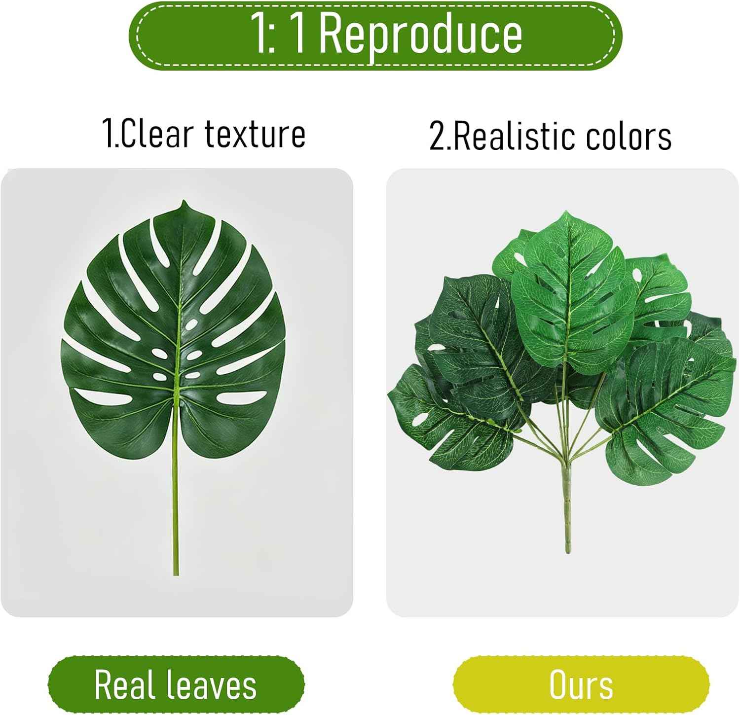 18 Bundles Artificial Greenery Plants Outdoor UV Resistant Fake Plastic Leaves with Stems Faux Bushes Shrubs for Porch Patio Window Box Garden Indoor Outside Decor