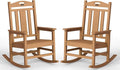 Ciokea Oversized Outdoor Rocking Chairs Set of 2, 380lbs Heavy-Duty Large Patio by CIOKEA