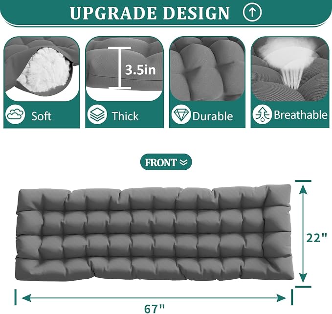 UDPATIO Oversized Zero Gravity Chair 33In XXL Patio Reclining Chair - Image 5