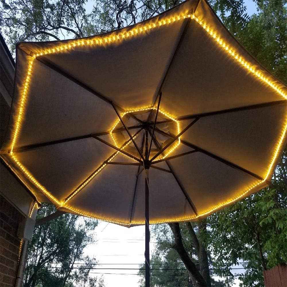 40ft LED Rope Lights Outdoor Warm White, Connectable, Waterproof 110V 432LED Flexible LED Rope Lighting for Walkways, Patios, Gardens, Fences, Porches,Indoor Outdoor Decoration