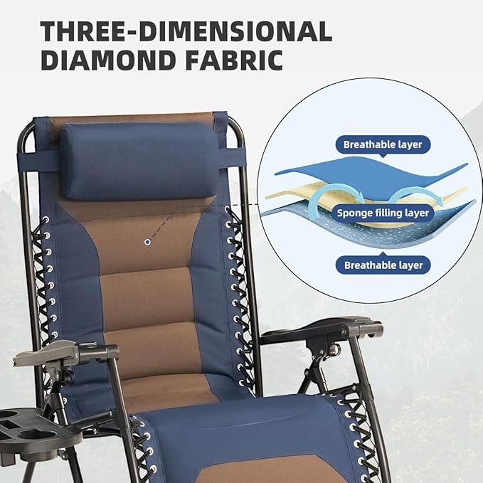 Zero Gravity Chair Oversized Padded Recliner - Image 5