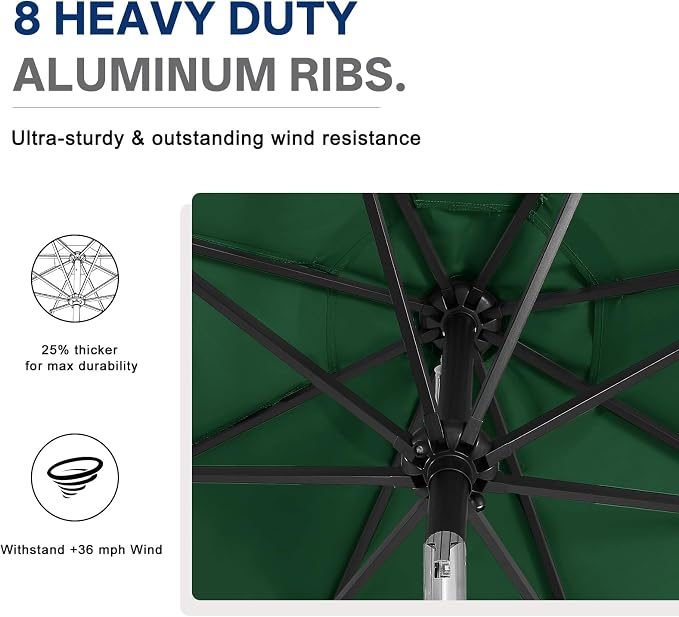 ABCCANOPY Durable Solar Led Patio Umbrellas - Image 6