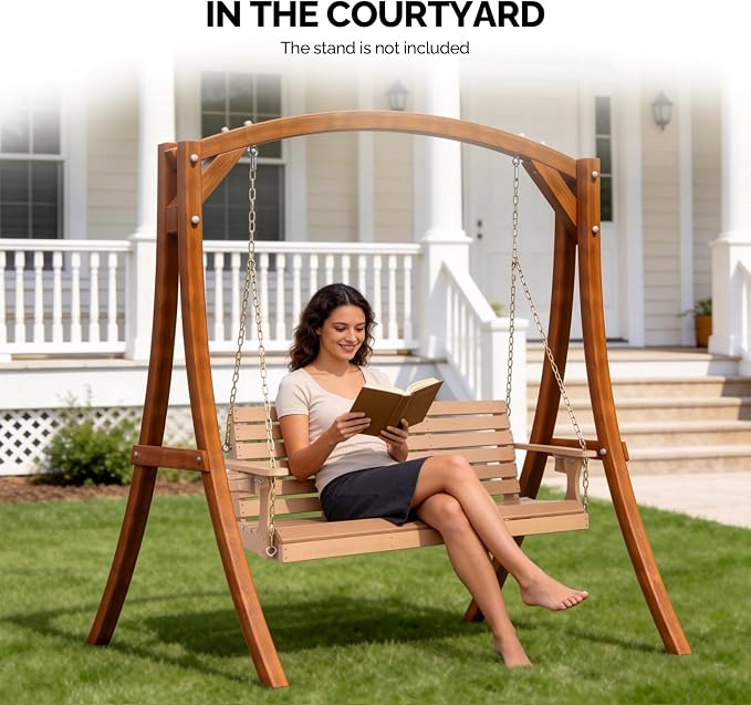 VINGLI Heavy Duty 1600 LBS HDPE Porch Swing Outdoor - Image 8