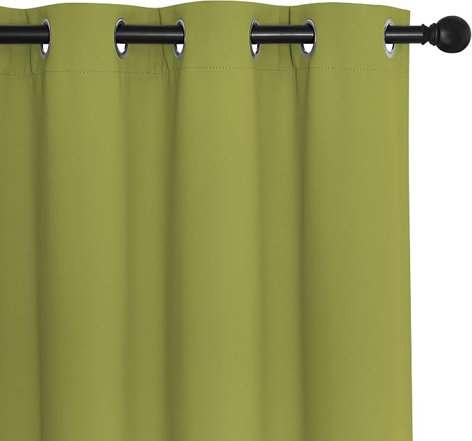 NICETOWN Room Divider Curtain 132 Inches Long, Wide Blackout Sliding Door - Image 7