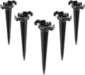 Holiday Lighting Outlet Christmas Light Stakes | Universal 5-Inch Outdoor Light Stakes for C9 or C7 Light Sockets | Improved Break-Resistant Design | for Use On Lawn or Pathway | Pack of 25