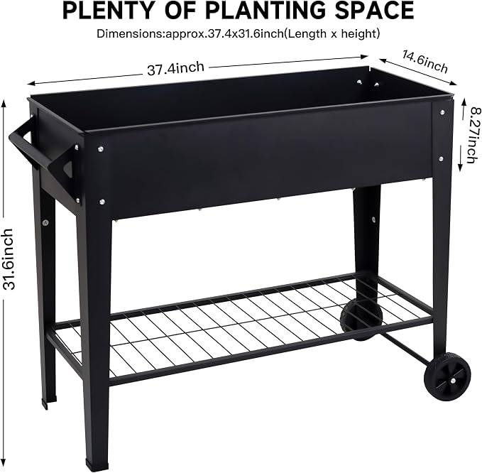 Elevate 32" Tall Raised Garden Bed Outdoor - Image 4