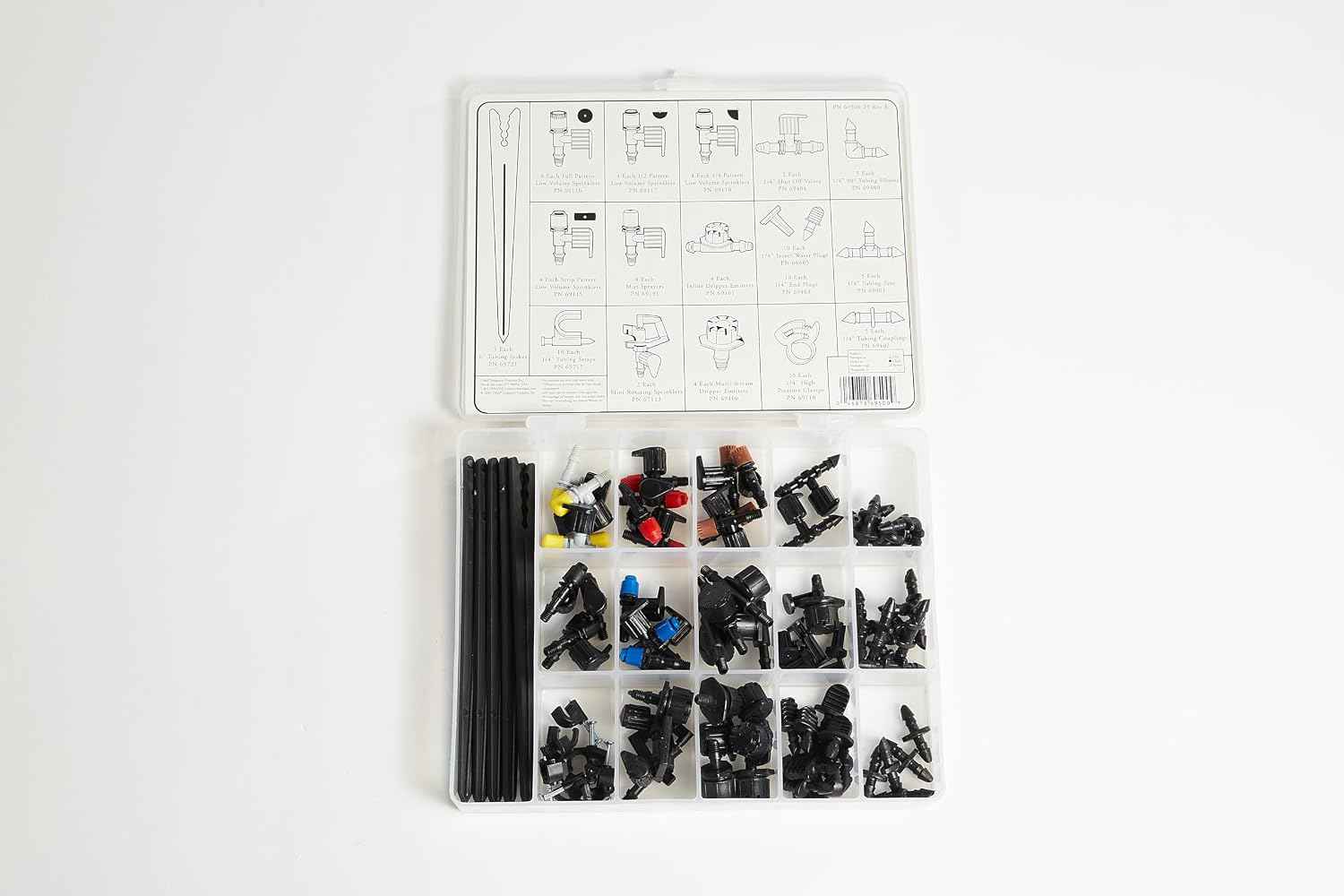 Orbit 69500 92-Piece Drip Irrigation Assortment Kit, Black