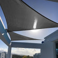 SUNNY GUARD Sun Shade Sail 12'x12'x12' Triangle Graphite Grey UV Block Sunshade by SUNNYGUARD