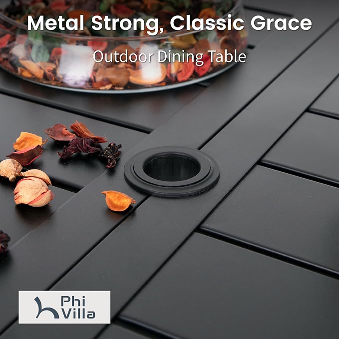 PHI VILLA 7 Piece Outdoor Dining Set - Image 4