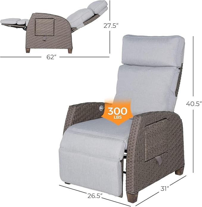 Grand patio Outdoor Reclining Chairs - Image 2