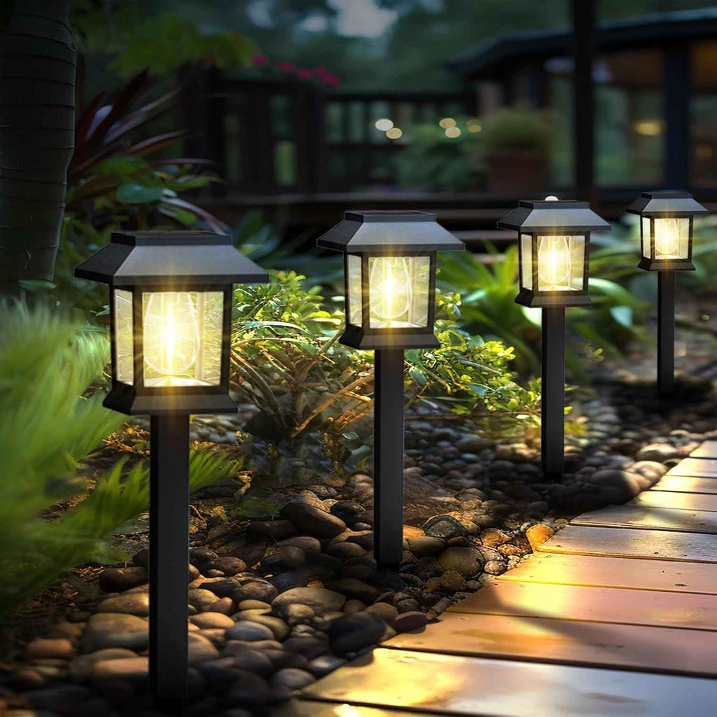 Greluna Solar Lights Outdoor,12 Pack 3000K Waterproof Auto On/Off Solar Pathway Lights for Your Garden, Landscape, Path, Yard, Patio, Driveway,Walkway Decor | Auto On/Off Waterproof Landscape Lights for Garden, Walkway, Yard, Patio & Driveway