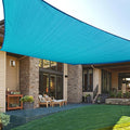 LOVE STORY Custom Size 7'x8' Turquoise Blue Sun Shade Sail Rectangle UV Block by LOVESTORY
