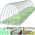 60 Pcs Garden Hoops for Raised Beds, 12 Sets Greenhouse Hoops Grow Tunnel by LifeisLuck