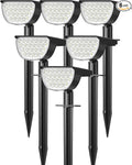 Solar Lights Outdoor Waterproof IP65, Solar Powered 76 LED 3 Lighting Modes by GKGG