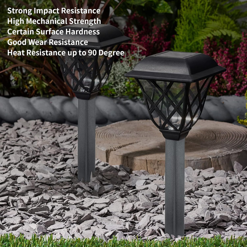 8PCS Torch Stake 8.26 Inch Pathway Light Stake Plastic Path Light Replacement ABS Plastic Stake Solar Stake for Garden, Pathway Lamps(Head Mounting Dia 0.82 Inch) | Plastic Path Light Replacement, ABS Plastic, Solar Stake, For Garden & Pathway Lamps, H...