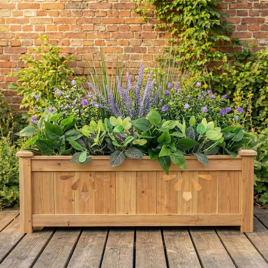 33 Pcs Artificial Plants for Outdoors UV Resistant Fake Plant | Greenery Stems Plastic Leaves Faux Flowers Bushes for Summer Outside Planters, Garden, Porch, Yard, Home Decor