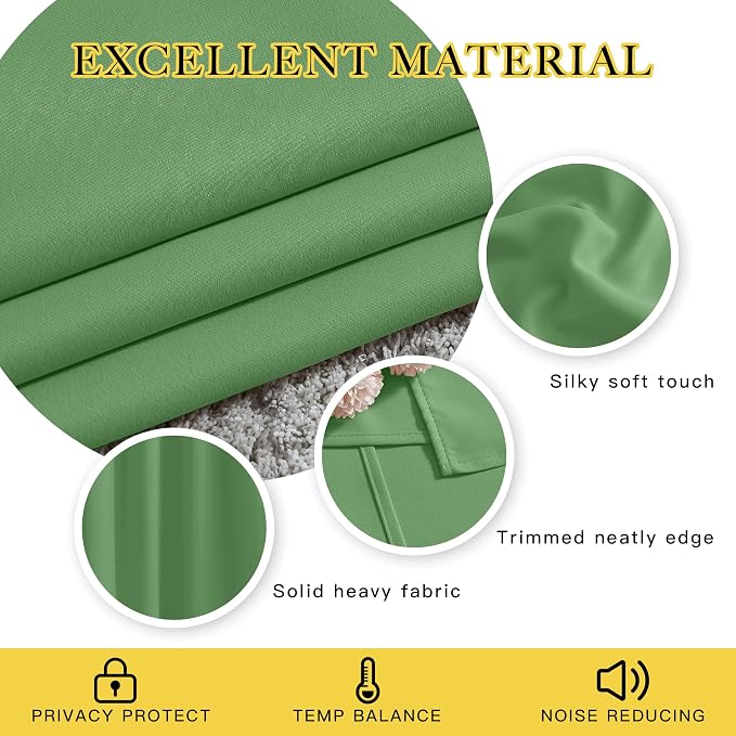 NICETOWN Patio Blackout Curtain Panels - Image 3