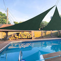 E&K Sunrise 2' x 2' x 2' Sun Shade Sail Triangle Canopy Shade Cover UV Block by EKSUNRISEINC