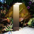 COXSENI Solar Pathway Lights Outdoor Warm/Cool White, 4Pack | 60LED, L Shape, IP65 Waterproof, Solar Powered Landscape Lights Outside for Path Driveway Lawn Patio Garden Yard