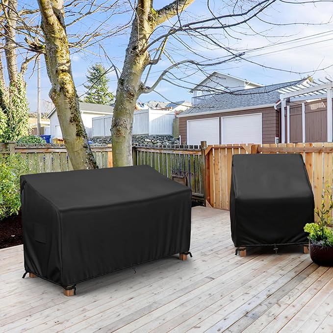 MR. COVER 2-Seater Patio Loveseat Cover, Patio Furniture Covers Waterproof - Image 7