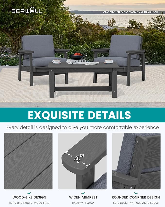 SERWALL HDPE Outdoor Couch - Image 4