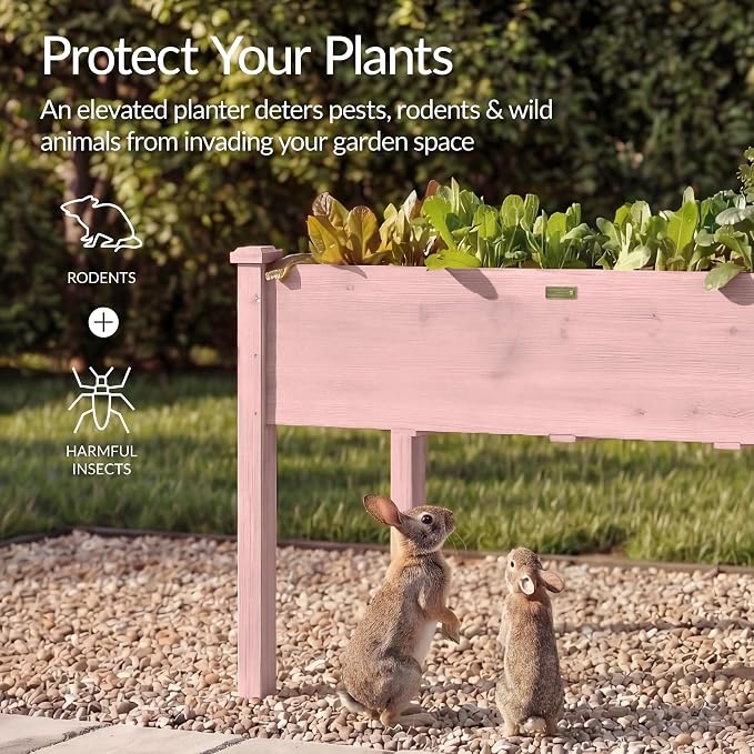 Best Choice Products 48x24x30in Raised Garden Bed, Elevated Wood Planter Box - Image 7