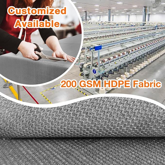 Artpuch Outdoor Pergola Shade Cover 7x21 FT Sun Shade Cloth - Image 2