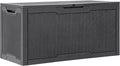 YITAHOME 100 Gallon Resin Deck Box, Weather Resistant Outdoor Storage Box by YITAHOME