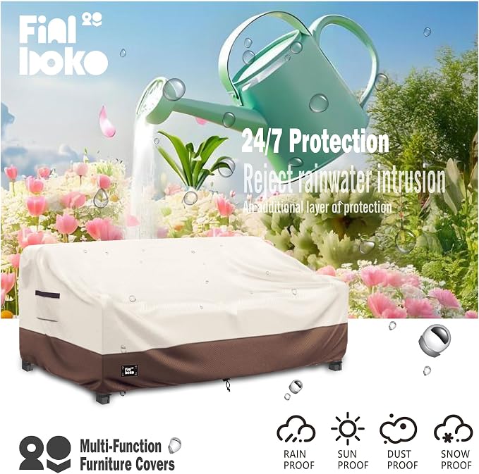 3-seater Outdoor Couch Cover, 100% Waterproof Heavy Duty Patio Furniture Covers - Image 7