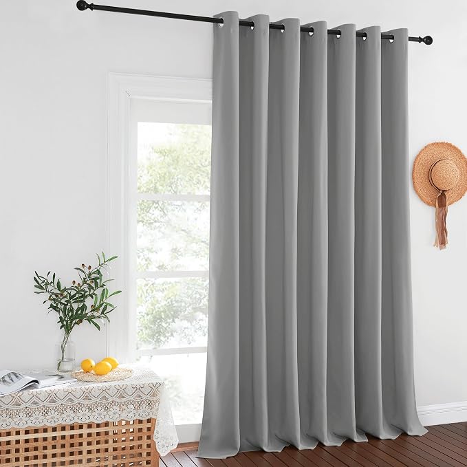 NICETOWN Blackout Patio Curtains 100 x 144 Inches Long - Image 8