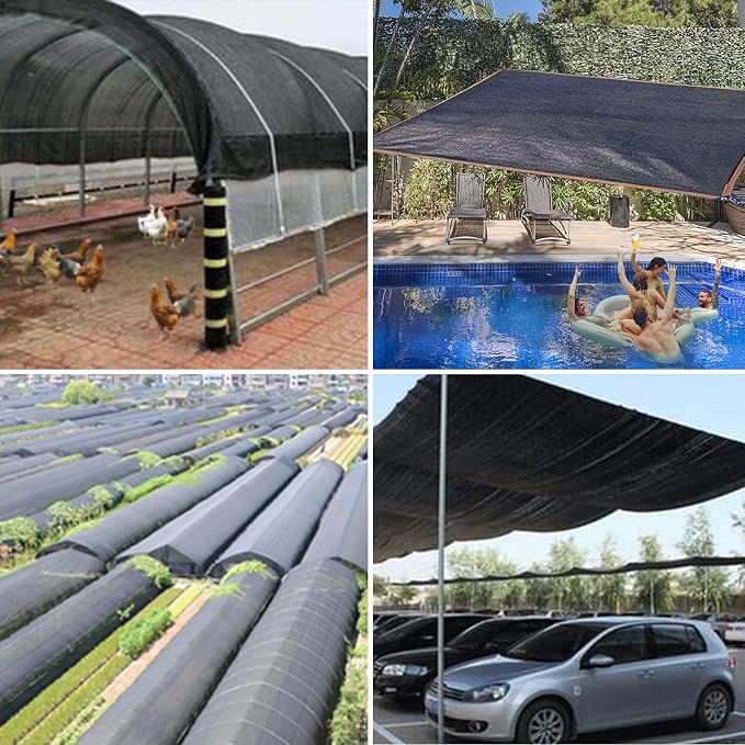Shade Cloth 90% Sunblock Net for Garden Patio, Shade Sails -for Plants - Image 7