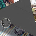 LOVE STORY Right Triangle 9'x18'x20.1' Waterproof Sun Shade Sail Canopy UV Block by LOVESTORY