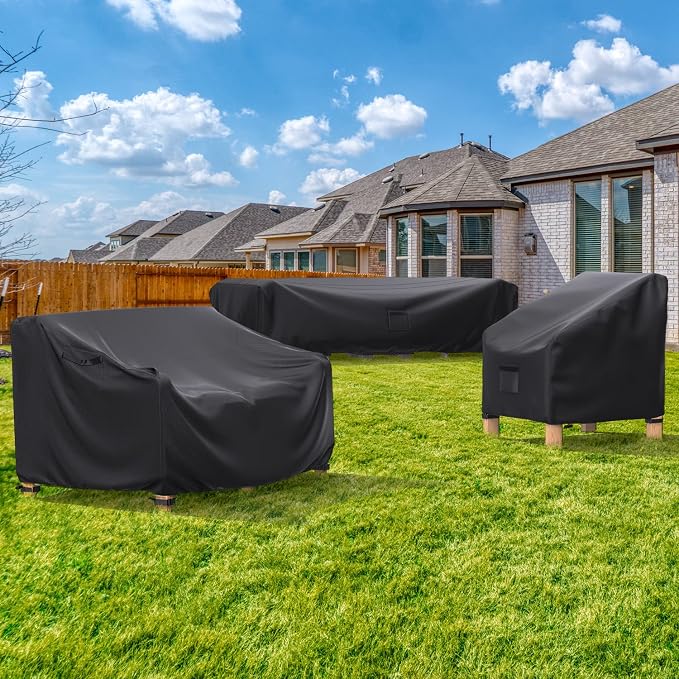 Patio Furniture Covers, Heavy Duty Outdoor Furniture Cover Waterproof, - Image 8