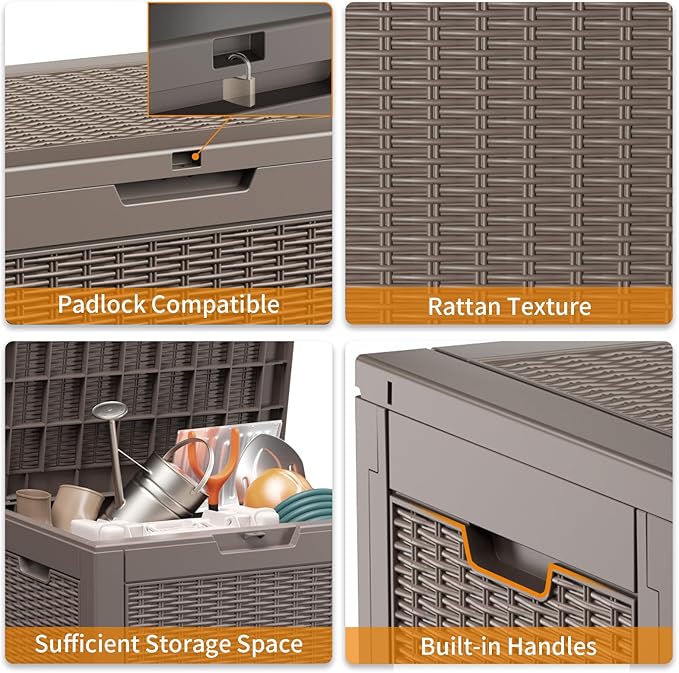 ROJIK Outdoor Storage Housing Deck Box - Image 5