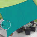 LOVE STORY Rectangle 9'x12' Waterproof Sun Shade Sail Canopy UV Block by LOVESTORY