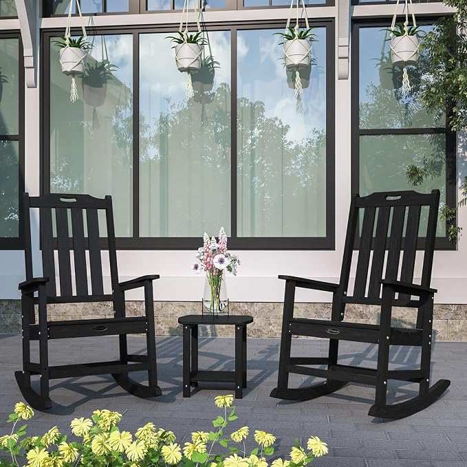 Oversized Rocking Chair Set of 8, Outdoor Rocking Chair - Image 2