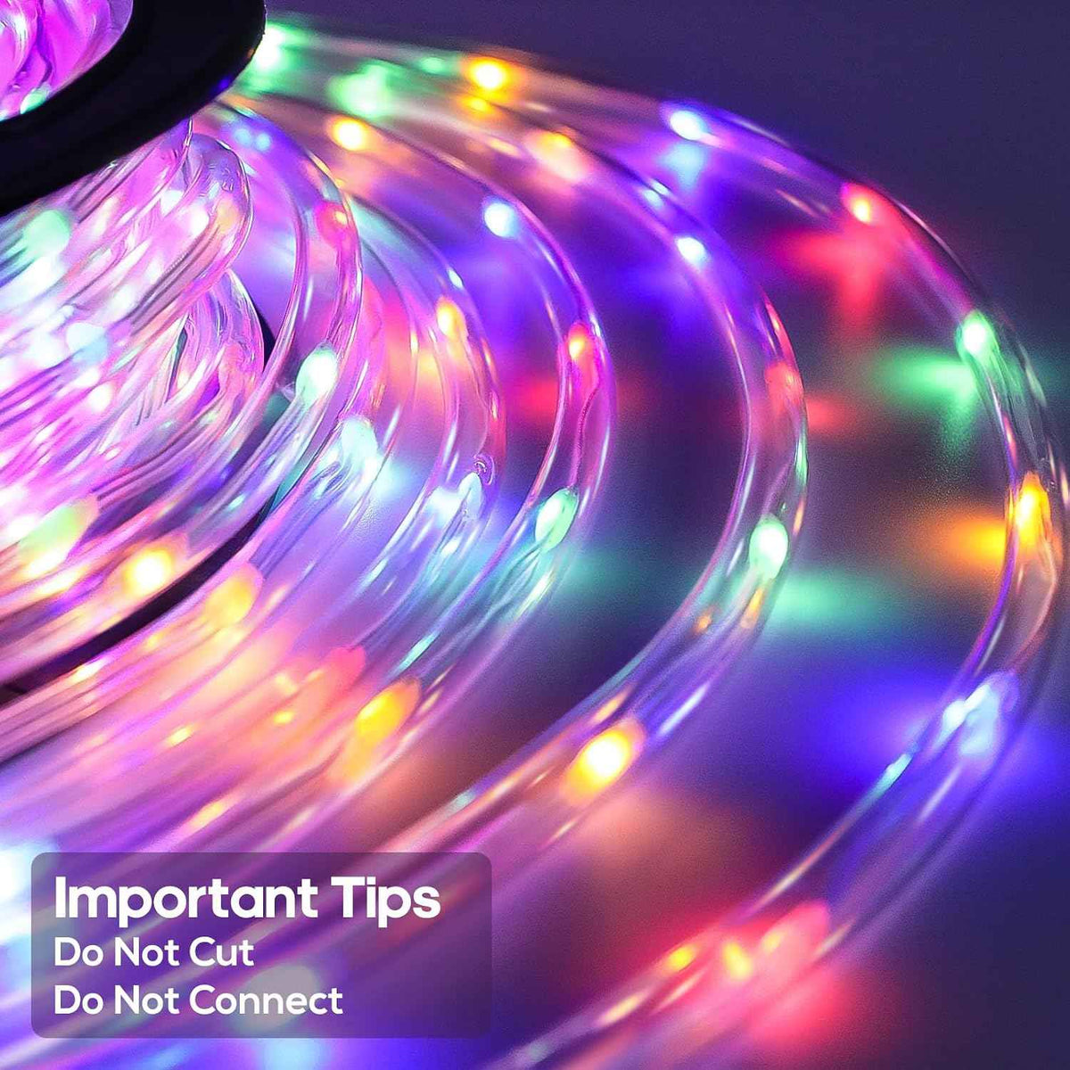 100FT 720 LED Waterproof Rope Lights with Remote, 8 Modes and 4 Brightness Tube Lights for Christmas, Bedroom, Patio, Outside, Garden, Indoor Outdoor Decoration (White and Multicolor Change)