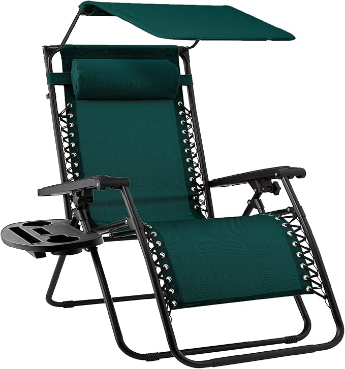 Best Choice Products Folding Zero Gravity Outdoor Recliner Patio Lounge Chair by BestChoiceProducts