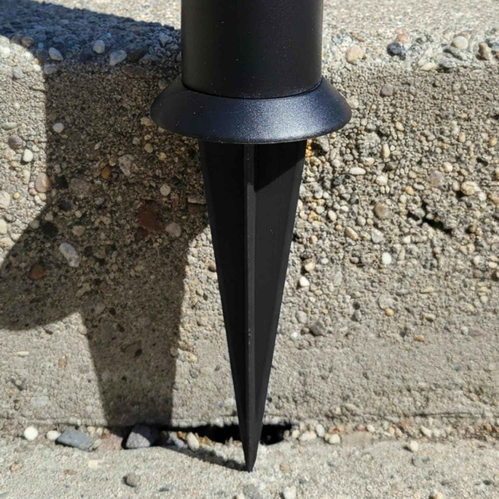 3Pcs Ground Stake Compatible with Ring Solar Pathlight Replacement, Twist-to-Lock Base Stake for Solar/Battery Smart Path Lights, Easy Install Outdoor Light Mount