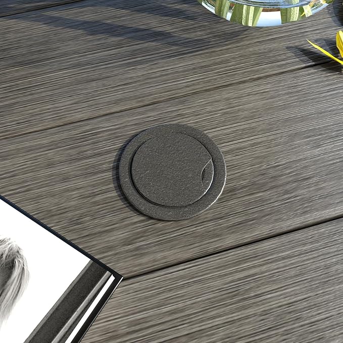 VICLLAX 53" Outdoor Round Patio Table - Image 6