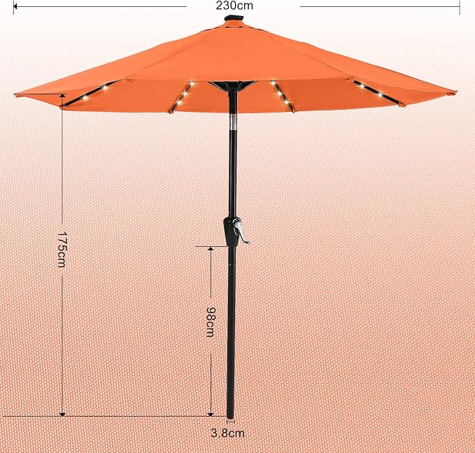 ABCCANOPY Durable Solar Led Patio Umbrellas - Image 3