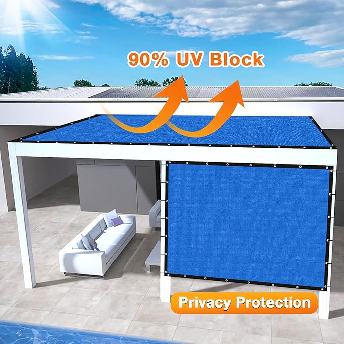 Artpuch Outdoor Pergola Shade Cover 5' X 5' Sun Shade Cloth - Image 3
