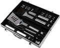 16-Piece BBQ Grill Accessories Set - Barbecue Tool Kit with Aluminum Case for Home Grilling - Great Gift for Birthday or Father’s Day by Home-Complete