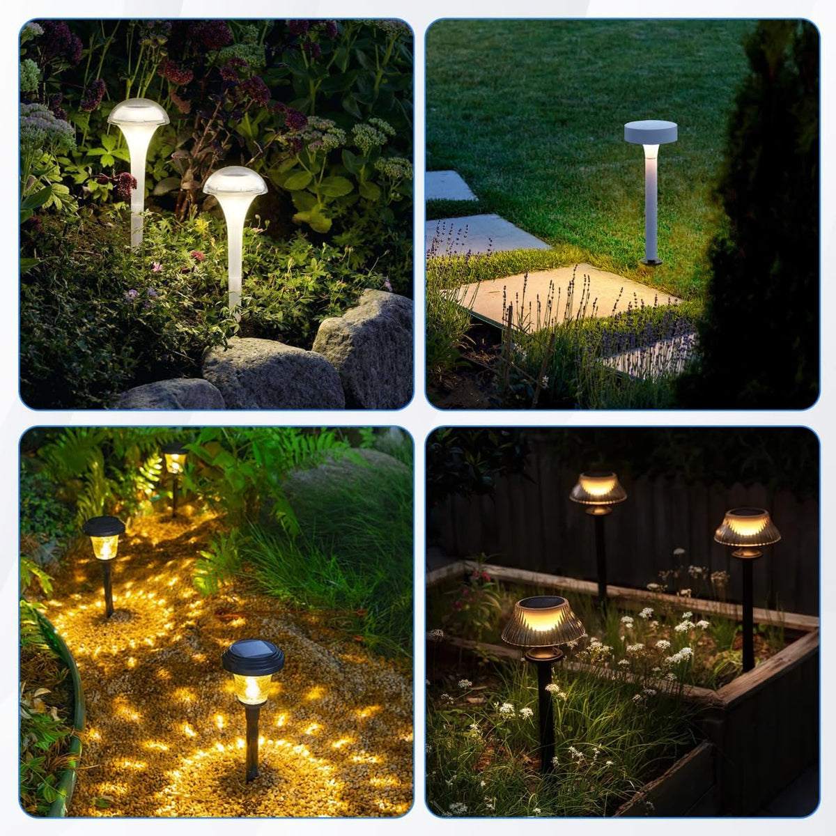 Angoily 25pcs Solar Light Stakes, 5.5X0.55inch Ground Spikes Light Replacement Stakes, Halloween for Garden Lighting Landscape Yard Pathway Lamps Pole, Outdoor Lighting Accessories