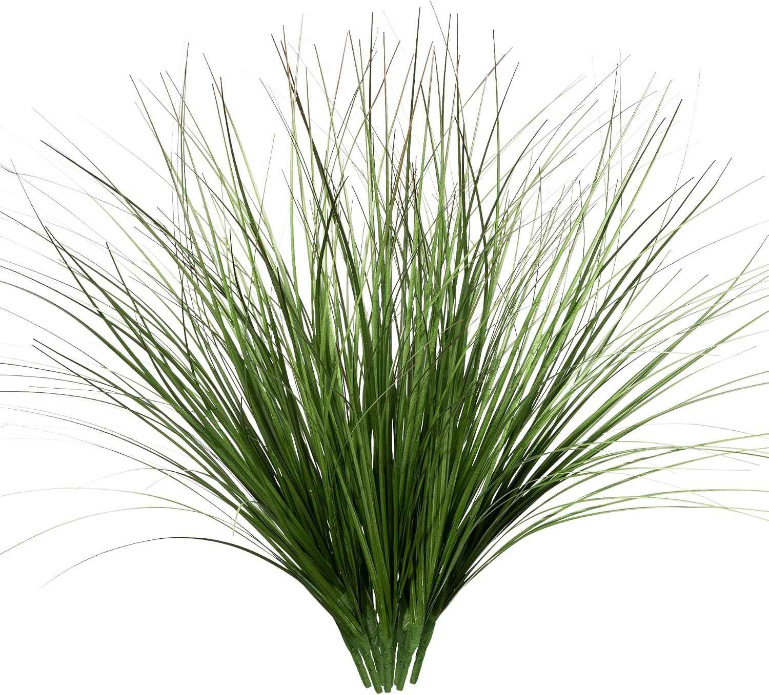 Artificial Wheat Grass, 8 Stems, 17.3" Fake Plants Faux Grass Greenery for Indoor & Outdoor Décor, Artificial Greenery for Planters, Porch, Patio & Home Decoration