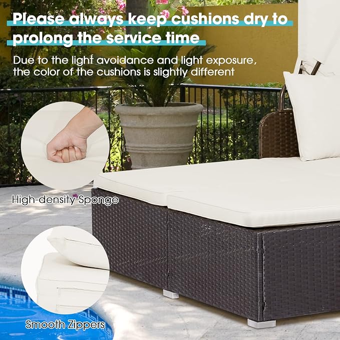 RELAX4LIFE Patio Outdoor Daybed - Image 5