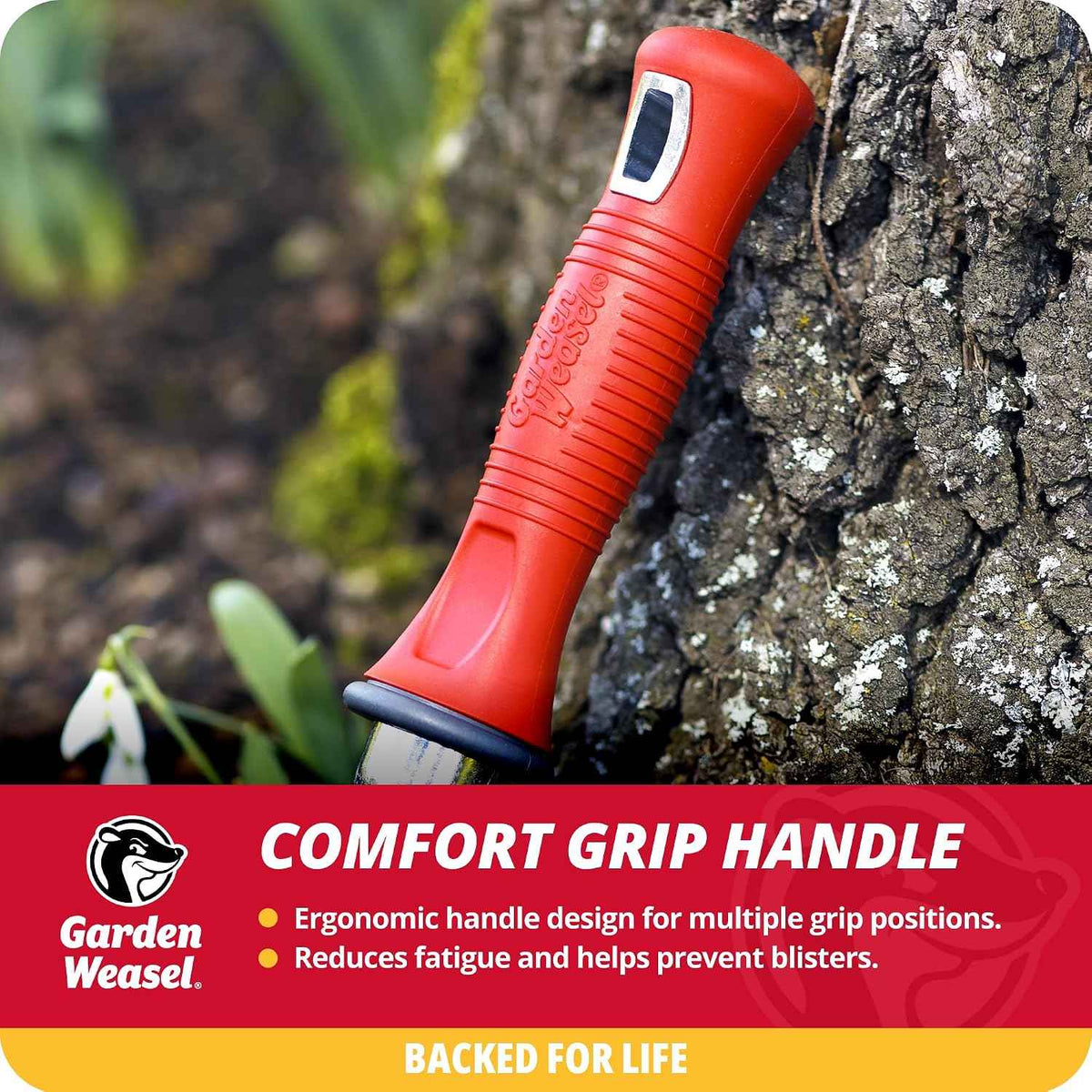 Garden Weasel Heavy Duty Trowel for Planting Digging Cultivating | Steel hand shovel for transplanting bulbs, digging holes, moving soil & planting flowers. Ergonomic handle for comfort
